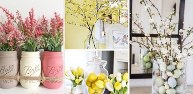 Wiosenne dekoracje do wnętrz, które dodadzą im koloru