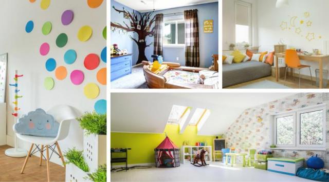 13 pomysłów na dekoracje ściany w pokoju dziecięcym. Jak będą wyglądały u Ciebie?